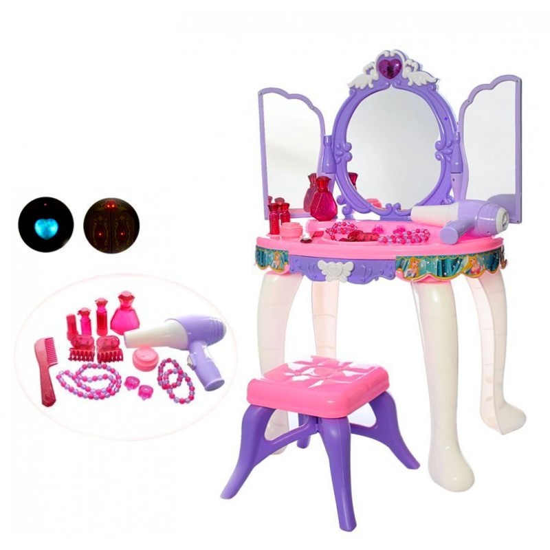 Дитячий туалетний столик - трюмо зі стільцем (арт. YL80009B)