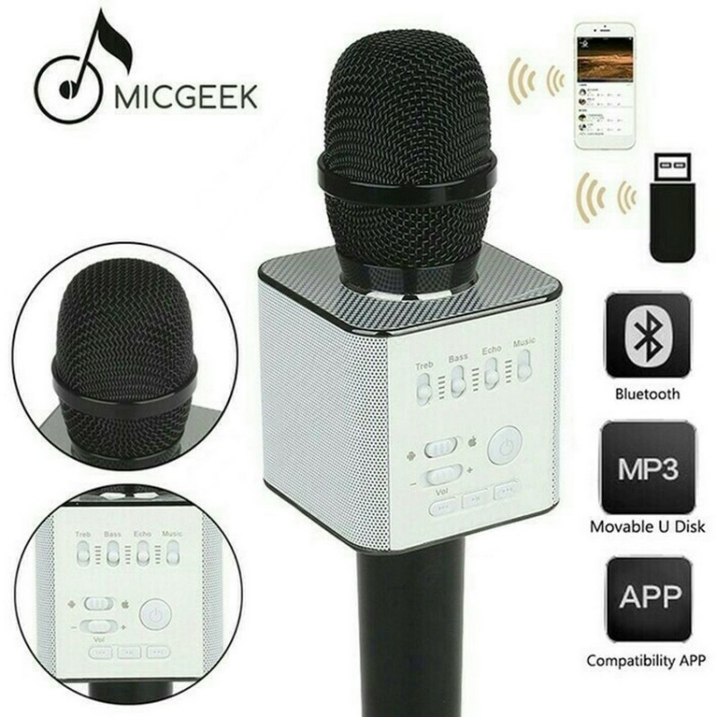 Бездротовий Bluetooth караоке-мікрофон 2 в 1 (MicGeek Q9)
