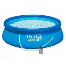 Надувной бассейн Easy Set Pool, фильтр-насос (Intex 28122)