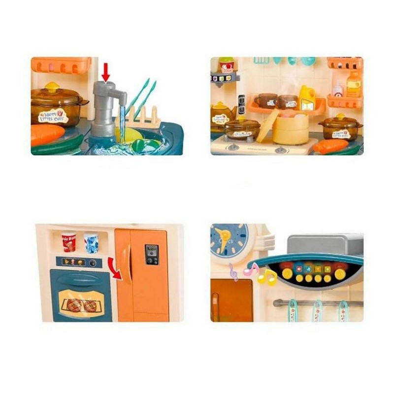 Детская игровая кухня с водой и паром, 100 см (арт. 998A)