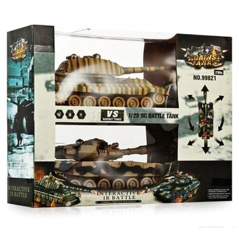 Танковий бій - Танки T-90 та KingTiger, на радіокеруванні (арт. 99821)