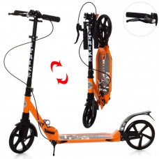 Самокат RiderZ Urban Scooter, ручной тормоз, Оранжевый (iTrike SR2-018-1-OR)