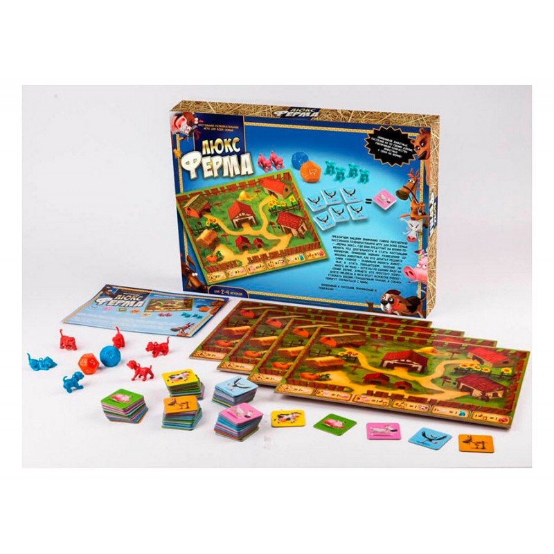 Настольная игра "Веселая ферма" (Danko Toys G-FL-01-01)
