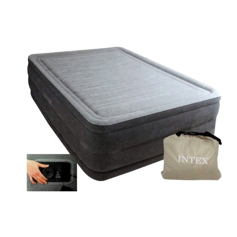 Надувне ліжко з вбудованим електронасосом (Intex 64418)