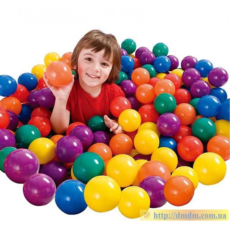 Кульки 50 штук для сухого басейну, діаметр 8 см (Україна)