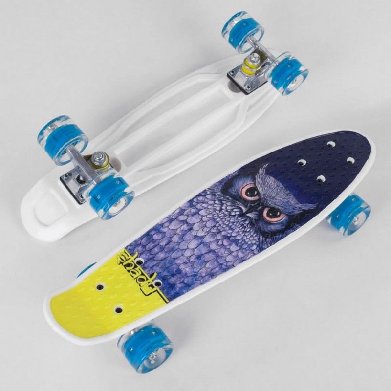 Скейт Пенні Борд з принтом, PU колеса, що світяться (Best Board S29855)