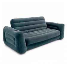 Надувной диван-трансформер, серый (Intex 66552)