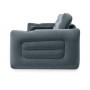 Надувной диван-трансформер, серый (Intex 66552)
