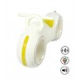 Беговел - Космо-Байк с динамиками, Bluetooth и LED-подсветкой, White/Yellow (Tilly GS-0020)
