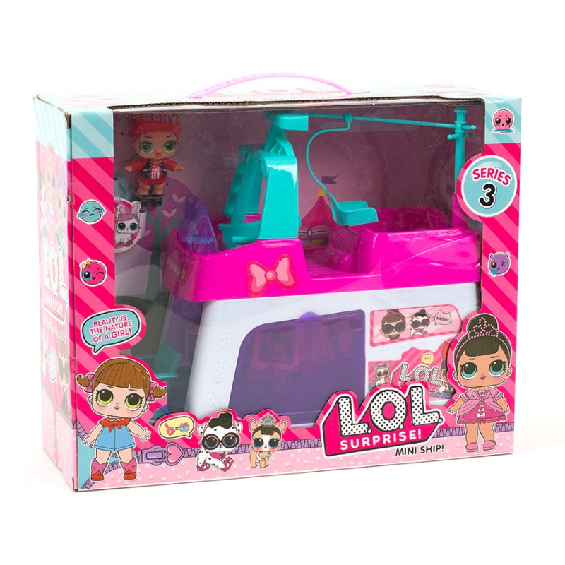 Игровой набор - Катер для вечеринки с куклами LOL (арт. TM856B)