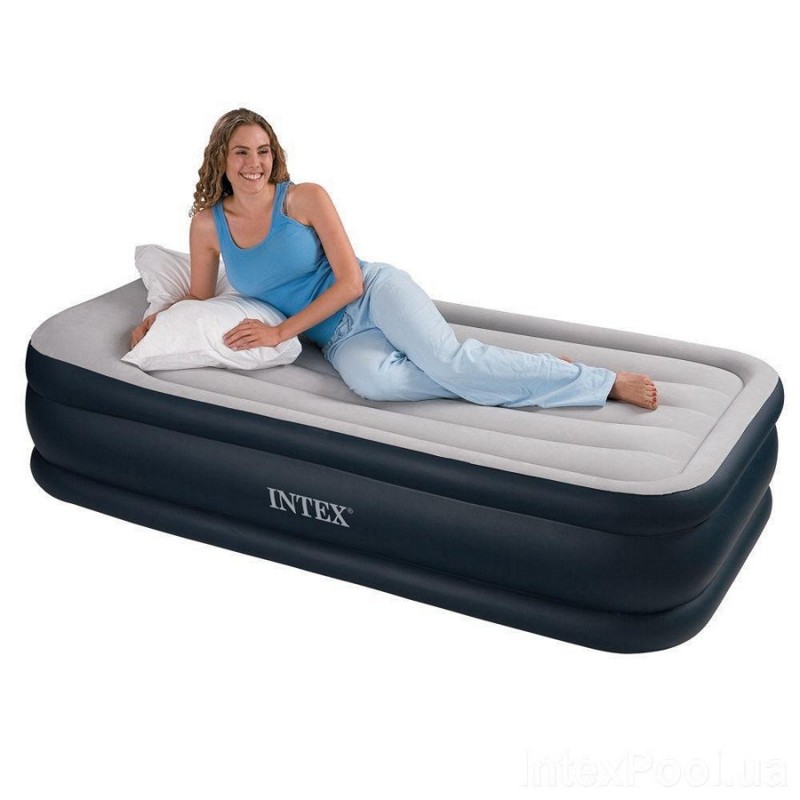 Надувная кровать со встроенным электронасосом (Intex 64132)