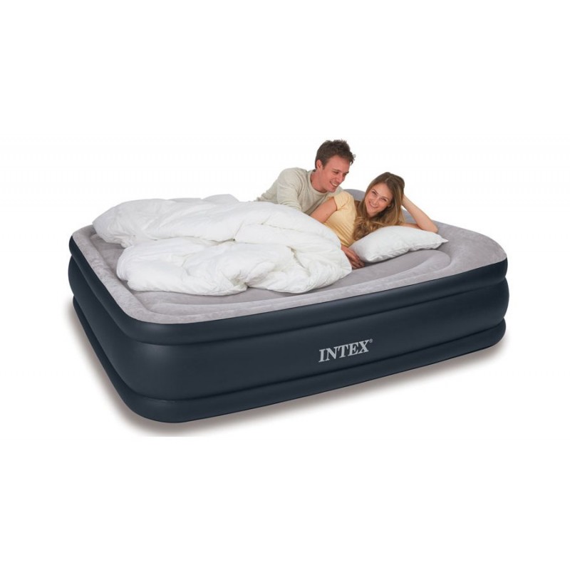 Надувне ліжко Plush Bed із вбудованим електронасосом (Intex 64140)