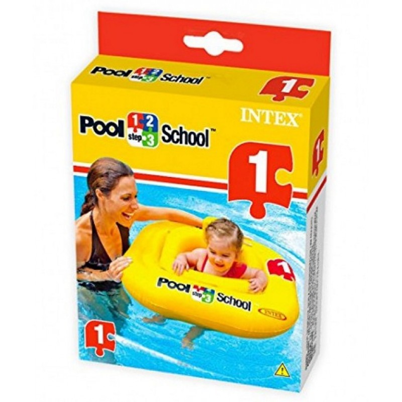 Надувний дитячий коло-пліт, Pool School (Intex 56587)