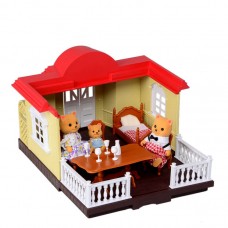 Ігровий набір Happy Family "Альтанка з сімейкою котиків" (BK Toys Ltd 012-04)