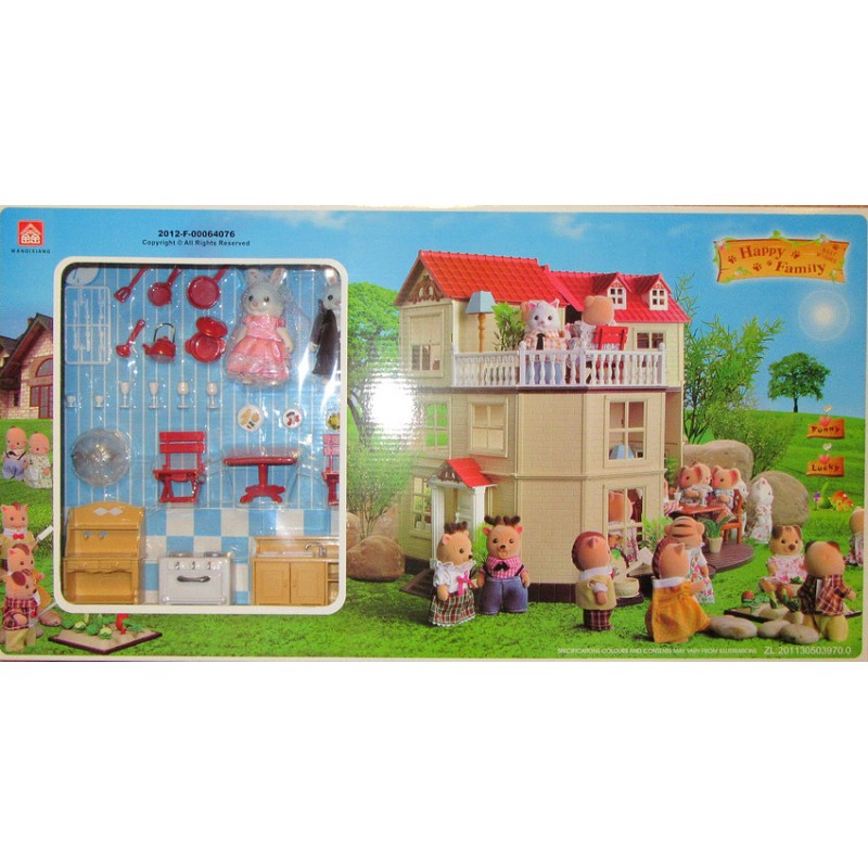 Домик Happy Family "Загородный дом" (BK Toys Ltd 012-10)
