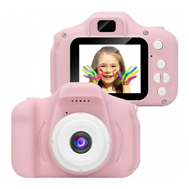 Детский цифровой фотоаппарат, розовый (арт. C3-A)
