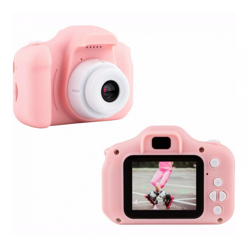Дитячий цифровий фотоапарат, рожевий (арт. C3-A)