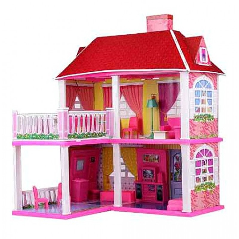 Двоповерховий Будиночок для ляльок Барбі My Lovely Villa (арт. 6980)