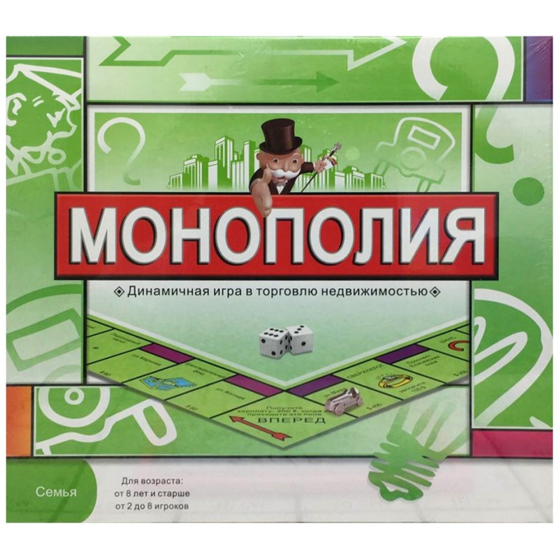 Игра настольная "Монополия" (арт. 5216R)