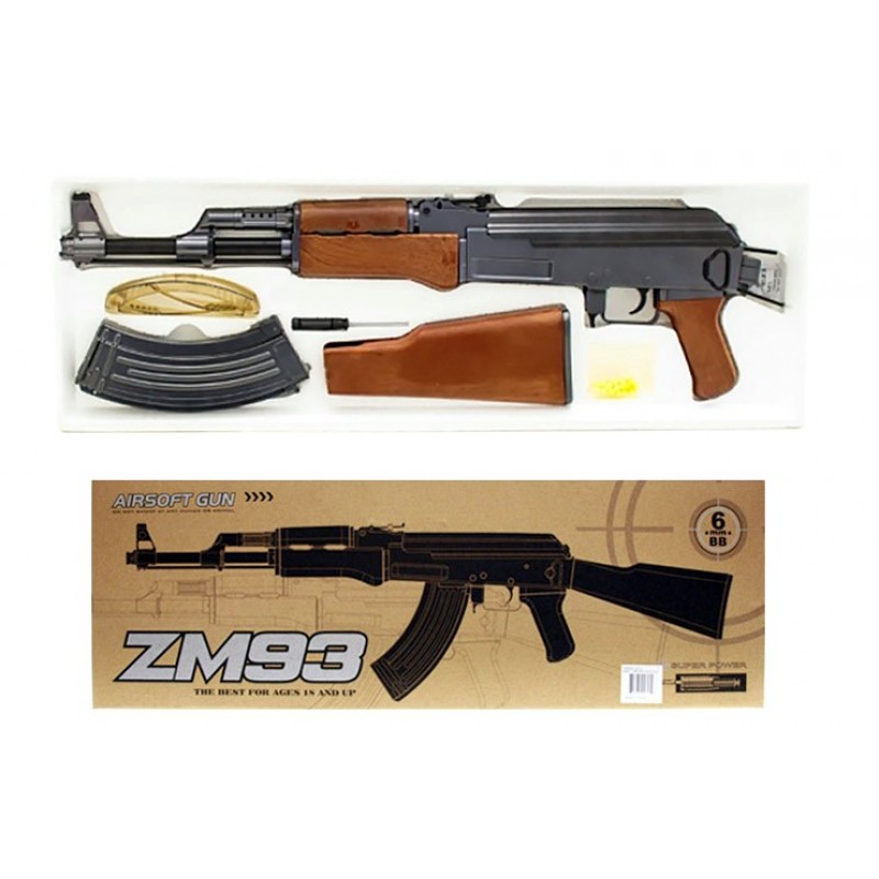 Автомат іграшковий АК-47, метал/пластик (CYMA ZM93)