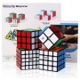 Кубик Рубіка - Набір 4 шт. - чорний пластик (QIYI Cube EQY525)