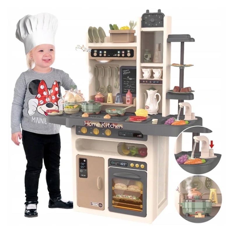 Дитяча ігрова кухня Home Kitchen 93,5 см з водою та парою (арт. 889-211)