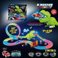 Трек Magic Tracks с Огнедышащим Динозавром - гибкий Dinosaur трек р/у (арт. DT164)