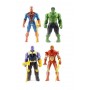 Набор супергероев Марвел - Человек Паук, Халк, Танос, Железный человек - фигурки 30 см (арт. 599-3)