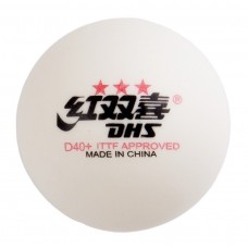 Мяч - шарик для настольного тенниса 1 шт белый цвет DHS ABS D40+ 3-Star 40+ мм