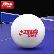 М'яч - кулька для настільного тенісу 5 шт білий колір DHS ABS 40+