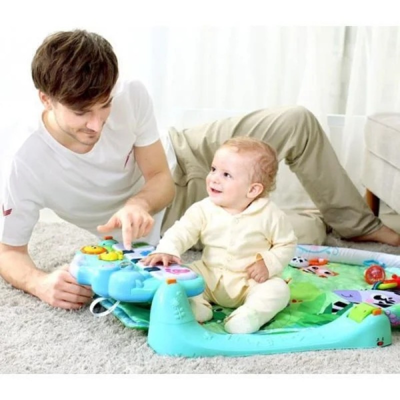 Розвиваючий килимок для малюків з піаніно ножним і підсвічуванням (Hola 1102)