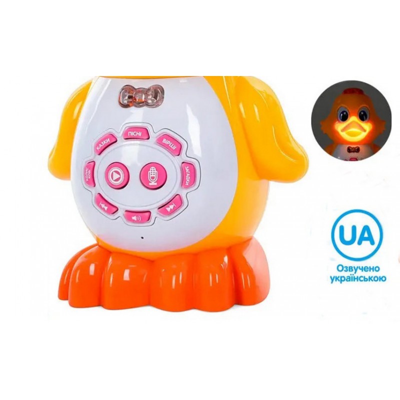 Інтерактивна іграшка - Балакуче Звірятко - Качечка (Limo Toy FT0042)