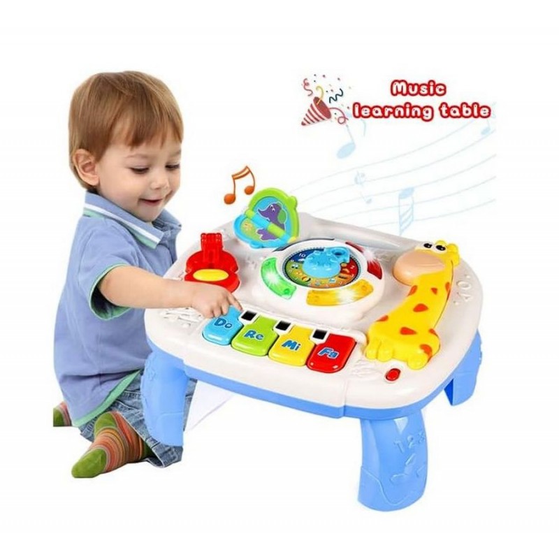 Детский развивающий центр-столик со звуком и светом (Tot Kids 1089)