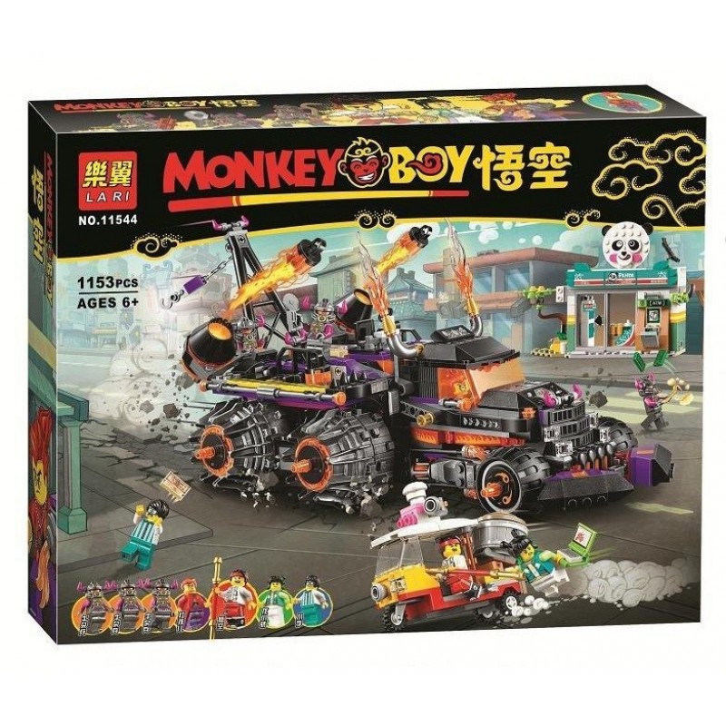 Конструктор Вогняна вантажівка Ред Сана Monkey Boy (Lari 11544)