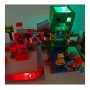 Конструктор My world - Minecraft - Шахта Крипера, LED-подсветка (арт. LB313)