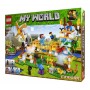 Конструктор My world - Minecraft - Золотий міст, LED-підсвічування (арт. 44086)