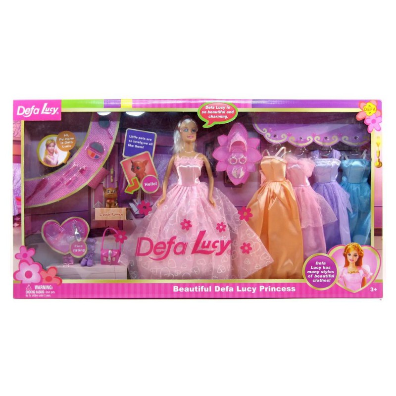 Кукла Defa Lucy с платьями и аксессуарами (Defa 6073B)
