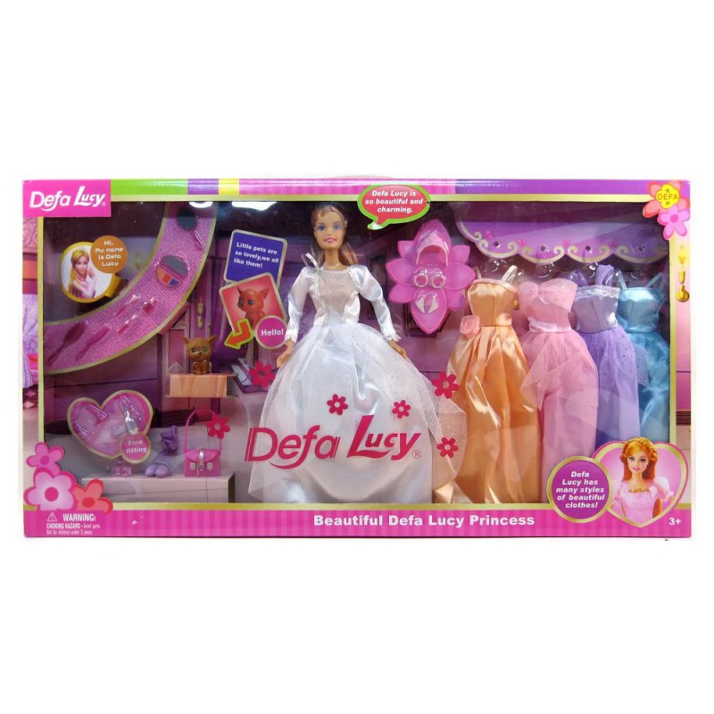 Лялька Defa Lucy з сукнями та аксесуарами (Defa 6073B)