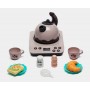 Игрушечный детский чайник с набором - плитка, посуда, продукты - детская кухня Монтессори (арт. 6791A)