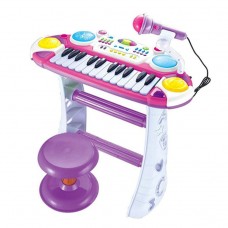 Детское пианино-синтезатор - Музыкант - розовое (Joy Toy 7235)