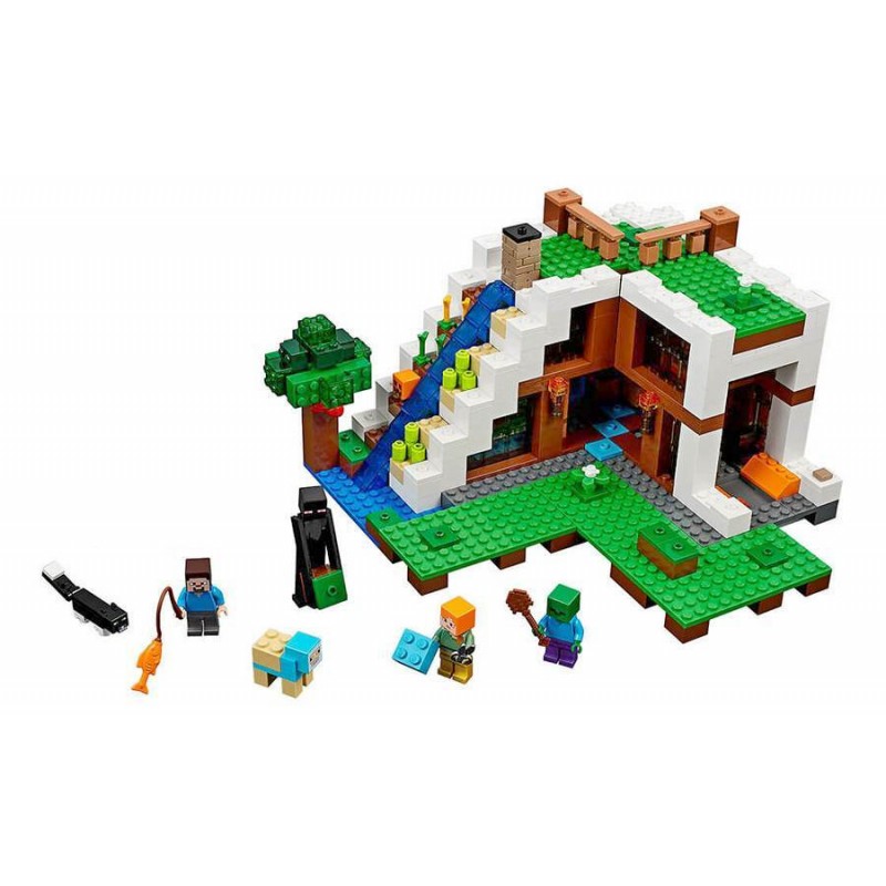 Конструктор My world - Minecraft - База на водоспаді (арт. 829)