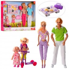 Набор кукол Defa Lucy - Семья с аксессуарами (Defa 8301)