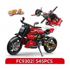 Конструктор - Мотоцикл 2в1 (арт. FC9302)