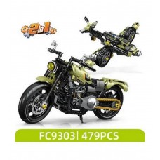 Конструктор - Мотоцикл 2в1 (арт. FC9303)