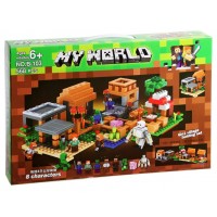 Конструктор My world - Minecraft - Велике Село з жителями 6в1 (арт. B-103)