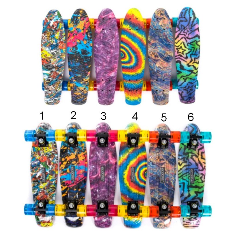 Скейт Penny Board Amigo Ecoline, 6 цветов