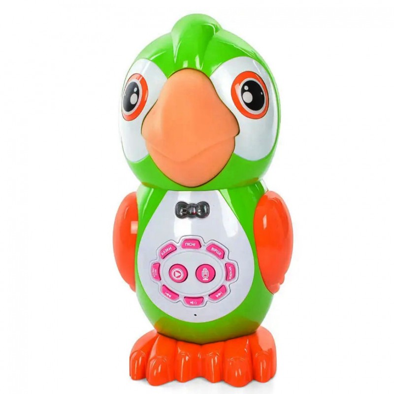 Інтерактивна іграшка - Балакуче Звірятко - Папуга (Limo Toy FT0041)