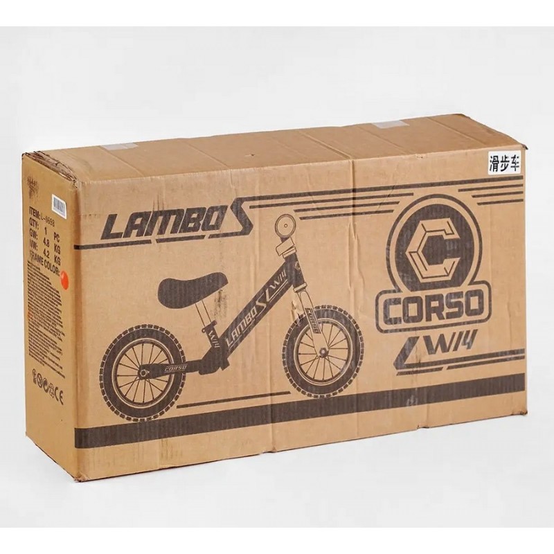 Велобіг CORSO LAMBO, надувні колеса 14" (арт. LB-14962)