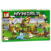 Конструктор My world - Minecraft - Ферма з Курником і Вуликом (арт. LB1137)