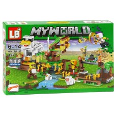 Конструктор My world - Minecraft - Ферма с Курятником и Ульем (арт. LB1137)